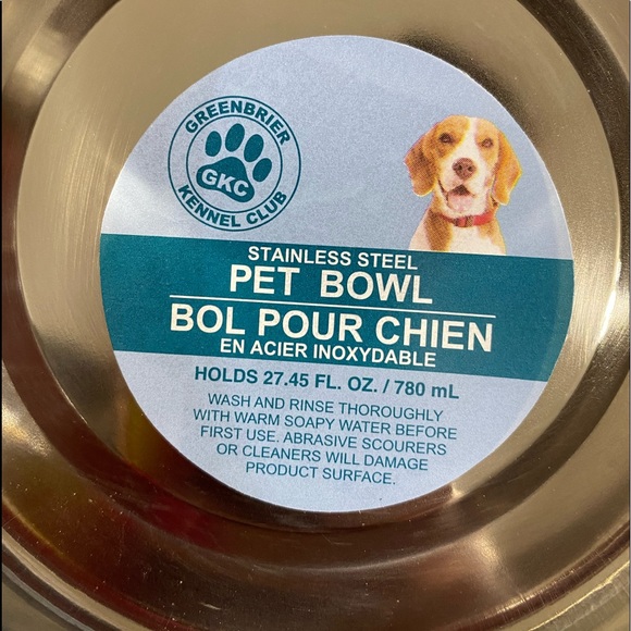 KENNEL CLUB Stainless Steel No-Skid Matte Black Finish Pet Dog Food Water Bowls - Picture 7 of 7